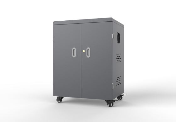 USB Type 54 Ports รถเข็นชาร์จอัจฉริยะสำหรับโรงเรียนที่ใช้