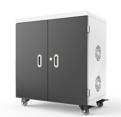 รถเข็นชาร์จแท็บเล็ตสำหรับแล็ปท็อปเพื่อการศึกษา 5V 2A สำหรับโรงเรียน 710*430mm