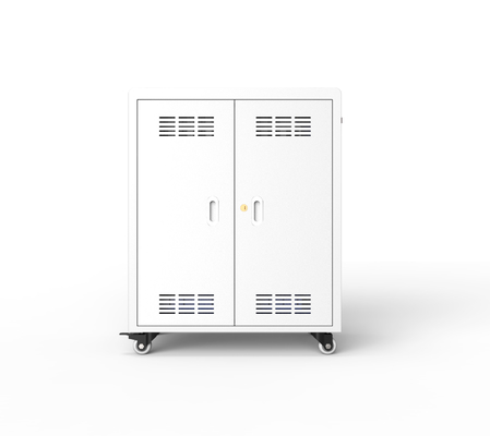 Chromebook Notebook Laptop Charging Cabinet 30 Ports รถเข็นสำหรับชาร์จ