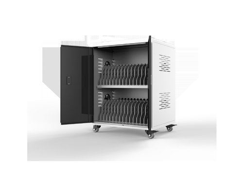 Chromebook Notebook Laptop Charging Cabinet 30 Ports รถเข็นสำหรับชาร์จ