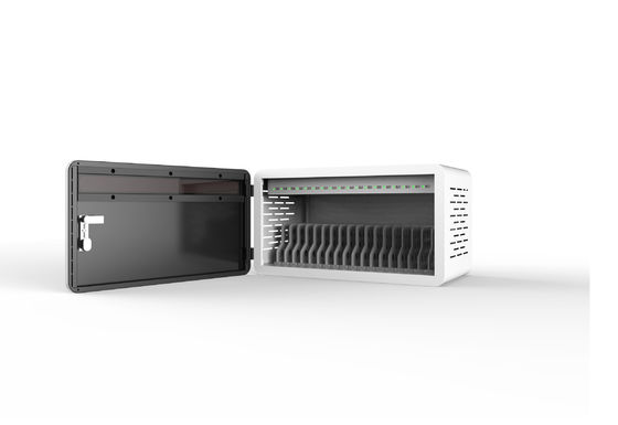 กล่องชาร์จ iPad ขนาดเล็กแบบ USB พร้อมระบบป้องกันความปลอดภัย 8S และพอร์ต 18