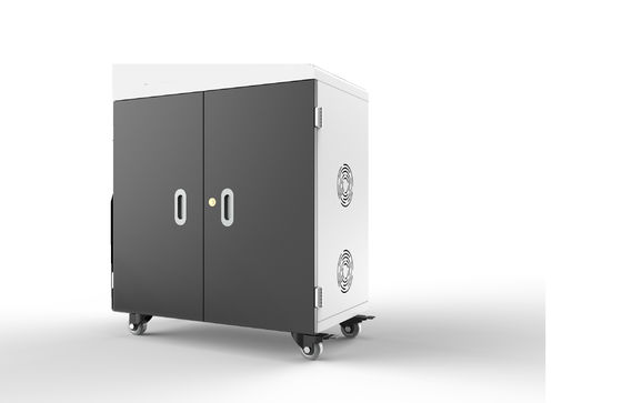 100-250V Input USB Charging Cart กับล้อเฉียบสงบทางการแพทย์ และตู้ชาร์จที่ประกอบพร้อม