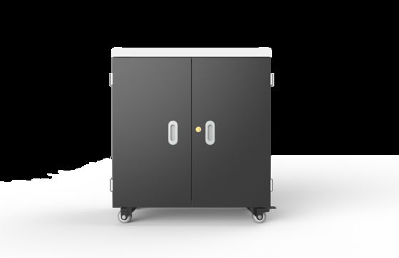 USB Model 36 Ports Tablet Charging Trolley with 2 Brake Wheels and 5V 2A Output for Schools and Offices