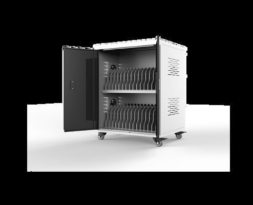 Laptops Charging Cabinet 30 AC Power Sockets Charging Trolley 