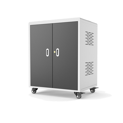ABS Engineering Plastic AC 100V รถเข็นสำหรับชาร์จแล็ปท็อปสำหรับโรงเรียน