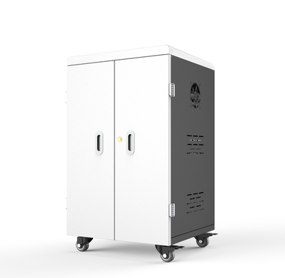 FCC AC Power 1mm รถเข็นชาร์จแท็บเล็ตสังกะสีสำหรับโรงเรียน