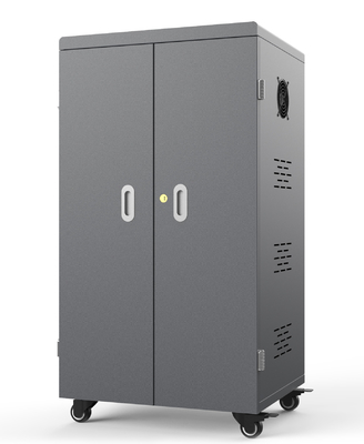 รถเข็นชาร์จอุปกรณ์มือถือ 100v-250v สำหรับแท็บเล็ต 1320mm